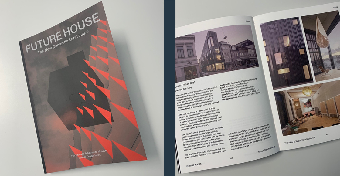  Buch Future House 23 mit dem Casino Futur von der Gruppe GME